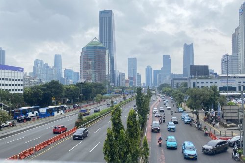 Hindari Kawasan Semanggi, Jalur Menuju Bundaran HI Disekat Akibat Demo