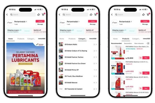 Beli Oli Pertamina Asli Kini Bisa Lewat E-Commerce
