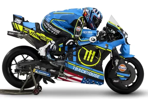 MotoGP, Peluncuran Tim Trackhouse Aprilia MotoGP 2026, Siapkan Dua Livery