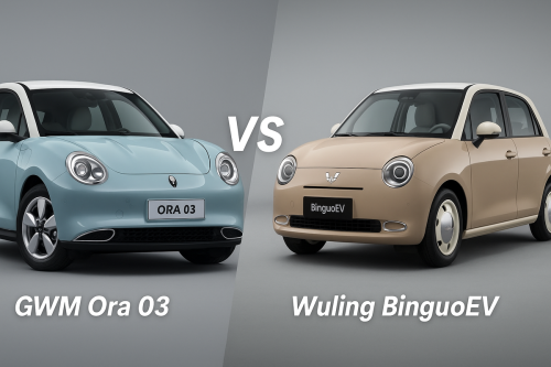 Wuling Binguo, Wuling, GWM Ora 03 dan Wuling Binguo EV, Duel Mobil Listrik Bergaya Retro
