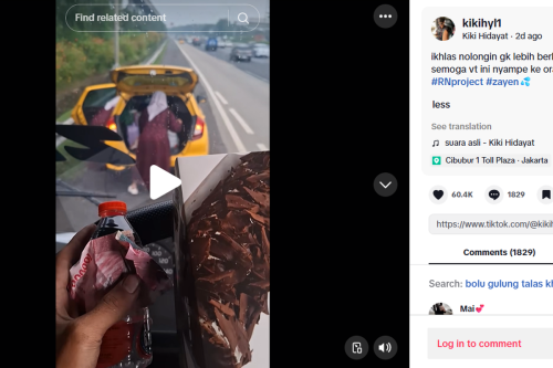 Kisah Sopir Truk yang Bantu Ibu-ibu Ganti Ban, Budaya Baik Masih Ada