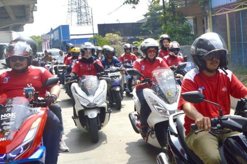 Kolaborasi Komunitas dan Bengkel Modern Gelar Acara Riding Beredukasi