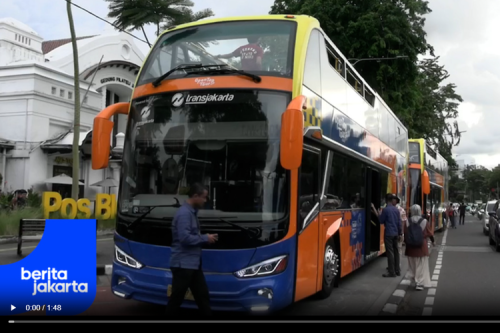 Tranjakarta Luncurkan Rute Baru untuk Bus Tingkat Atap Terbuka
