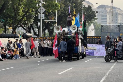 Ada Demo Mahasiswa di Bundaran HI, Hindari Ruas Jalan Ini