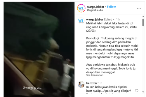 Hyundai, Hyundai Ioniq 5, Hyundai Ioniq, Hyundai Ioniq 5 N Tabrak Truk Mogok di Tol Cengkareng, Tiga Orang Tewas