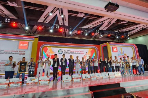Juara Teknisi dan Service Advisor Terbaik Versi AHM 2025
