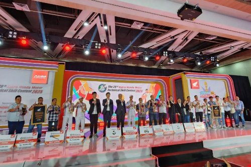 Juara Teknisi dan Service Advisor Terbaik Versi AHM 2025