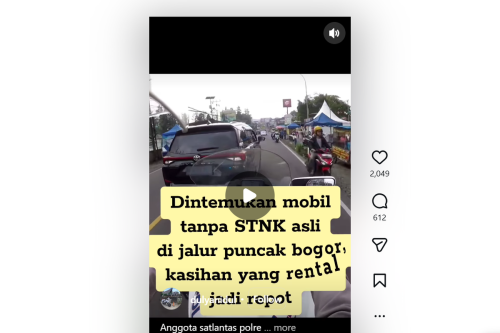 Mobil Rental Diperiksa Polisi karena STNK Fotokopi, Ini Tanggapan Pengusaha