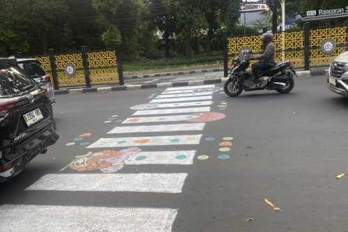 Zebra Cross Pac-Man Viral, Warga Minta Tambah