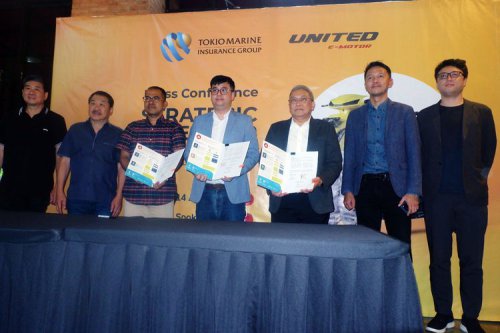 United E-Motor dan TMI Hadirkan Asuransi untuk Driver Ojol