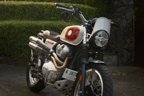 Modifikasi Royal Enfield Interceptor 650, Kekar Bergaya Scrambler