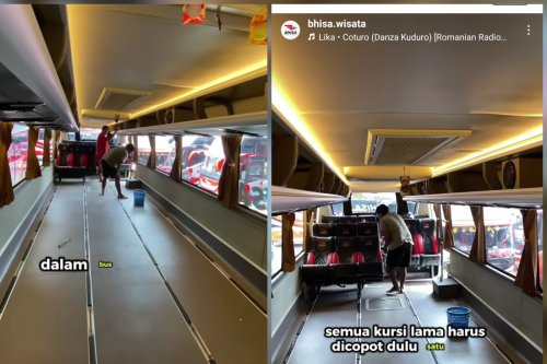 Begini Proses Pengantian Kursi Bus