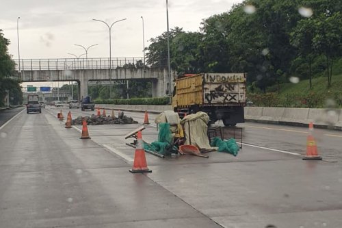 Perbaikan di Ruas Tol Cijago, Target Selesai Februari