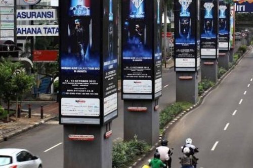 Rekayasa Lalu Lintas Pembongkaran Tiang Monorel Dilakukan Malam Hari