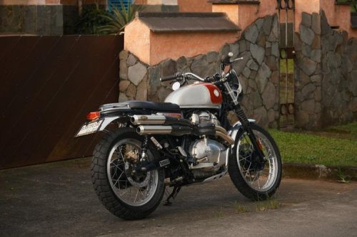 Modifikasi Royal Enfield Interceptor 650, Kekar Bergaya Scrambler