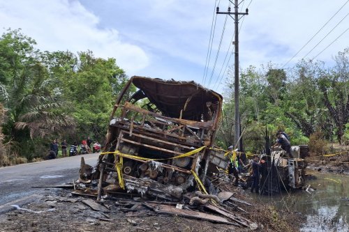 Jasa Raharja Beri Santunan Korban Kecelakaan Bus ALS di Muratara