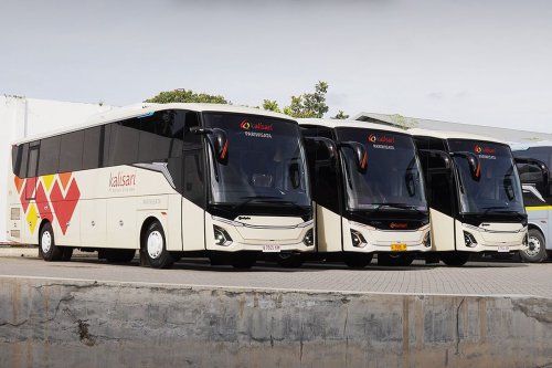 Tiga Bus Jetbus 5 MHD Perkuat Layanan Pariwisata PO Kalisari