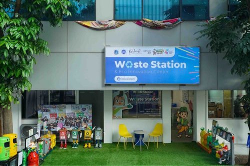 Toyota, Toyota Bangun Waste Station di Balai Kota DKI Jakarta