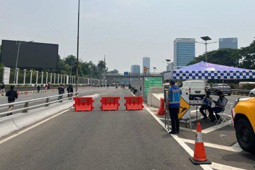 Update Demo: Akses Keluar Slipi Tol Dalam Kota Ditutup Situasional