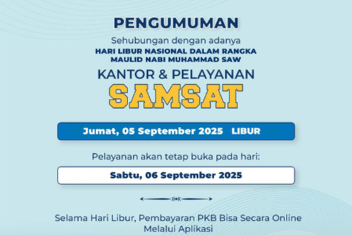 Pelayanan Samsat di Bogor Libur Hari Ini, Bayar Pajak Bisa via Online