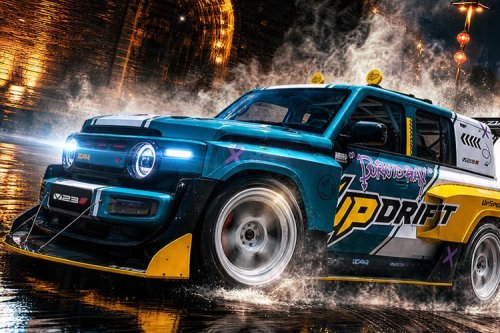 iCAR V23 Unjuk Aksi Drifting dalam Film Wuhu Drift
