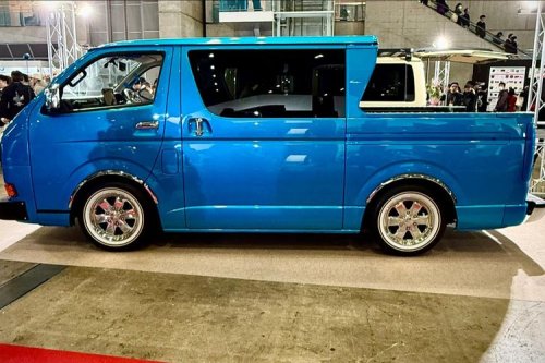 Toyota, Toyota Hiace, Modifikasi Toyota HiAce Diubah Jadi Pikap Double Cabin