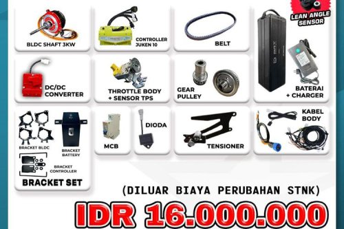 Rencana Konversi 120 Juta Unit Motor Listrik, Ini Kata Bos BRT