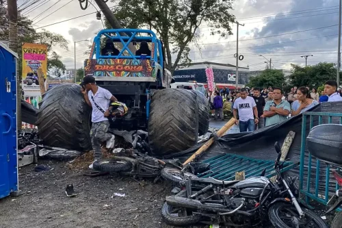 Video Viral Monster Truck Tabrak Penonton di Kolombia, 3 Orang Tewas