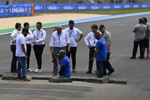 Sirkuit MotoGP Brasil Kembali Bermasalah, Aspal Retak Lagi