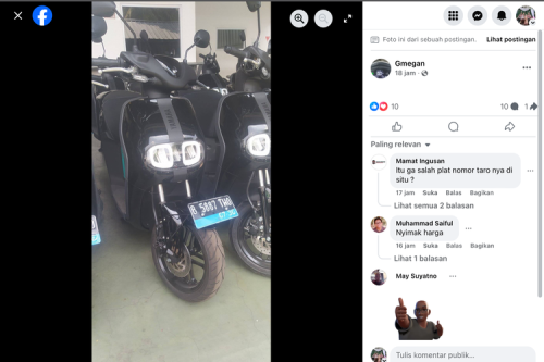 Yamaha, Yamaha Neos Uji Coba Motor Listrik Ojek Online Swap Baterai