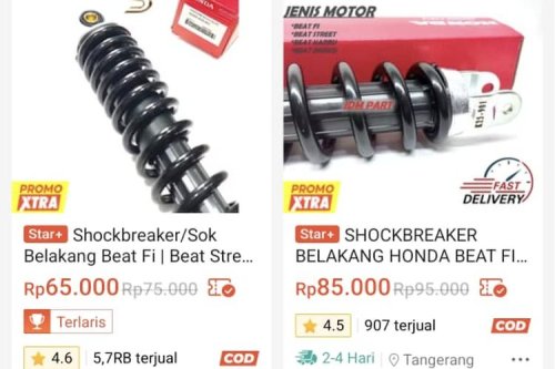 Shock Motor Imitasi: Murah tapi Berisiko Tinggi