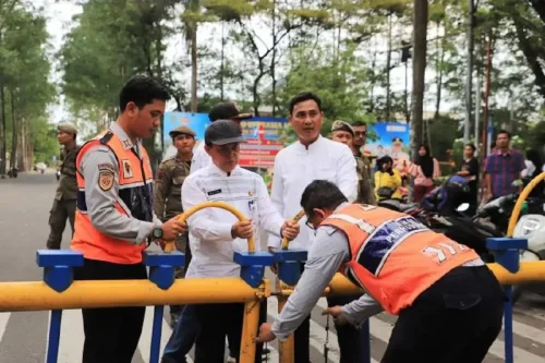 Pemkot Tangerang Tutup Parkir Liar di Taman Elektrik