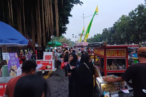 Rekayasa Lalu Lintas Pasar Rakyat di Monas, Ini Rute Alternatifnya