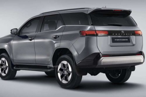 Rendering Wajah dan Desain Toyota Fortuner 2026