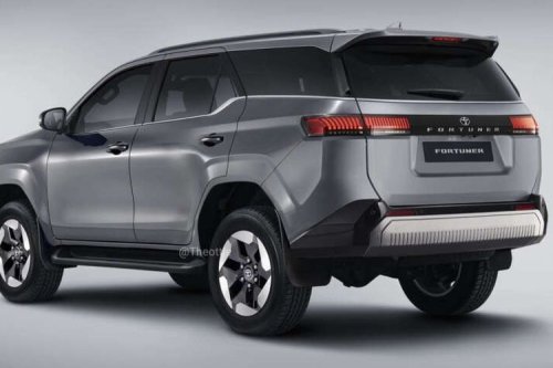 Toyota, Rendering Wajah dan Desain Toyota Fortuner 2026