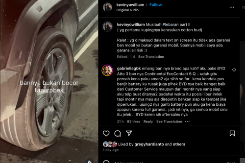Kenali Jenis Kerusakan Ban Mobil yang Tak Bisa Lagi Ditambal