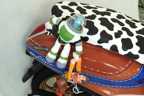 Modifikasi Yamaha Grand Filano Bergaya Woody Toy Story