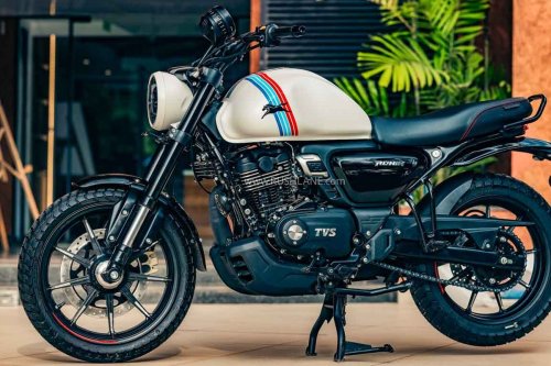 TVS Ronin Agonda: Varian Putih Lebih Stylish