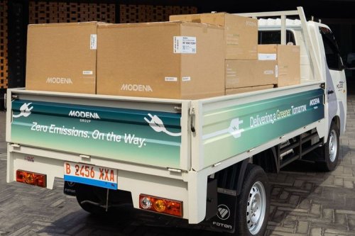 Pikap Listrik Foton eTruckMate Jadi Armada Baru Logistik Modena