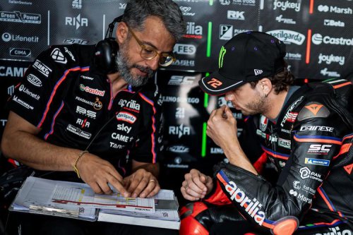 Aprilia Jadi Pesaing Terkuat Marc Marquez di MotoGP Catalan