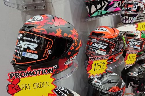 MotoGP, Helm Pebalap MotoGP di IMHAX 2025, mulai Rp 7 Jutaan