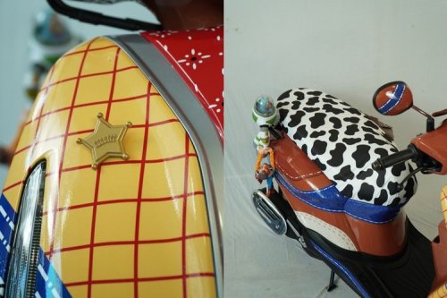 Modifikasi Yamaha Grand Filano Bergaya Woody Toy Story