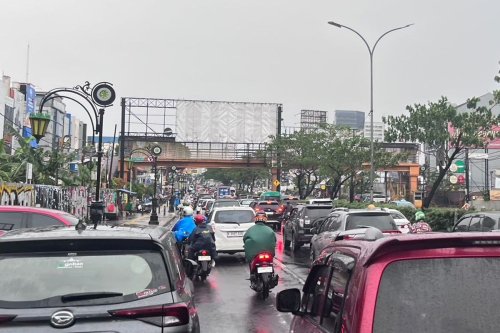 Simak Rekayasa Lalu Lintas di Exit Tol Margonda 1 pada Pagi Hari