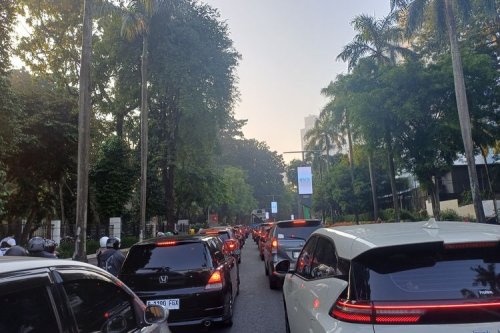 Demo di Tiga Titik Jakarta, Motor Pakai Pertalite