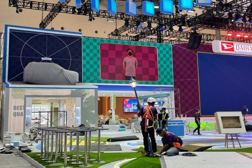 Intip Suasana Booth Daihatsu di Persiapan GIIAS 2026