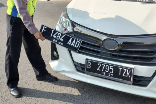 Polisi Incar Pelat Nomor Palsu Saat Operasi Keselamatan Jaya