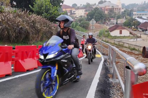 Hati-hati Lewat Jalan Alternatif Batu Tulis, Tanahnya Masih Labil