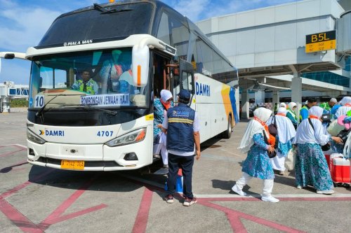 DAMRI Telah Layani 72.556 Jemaah Haji Keberangkatan 2026
