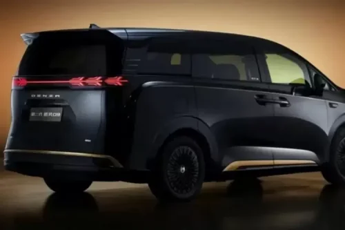 BYD, BYD Denza D9, Lebih Elegan, BYD Denza D9 Rilis Warna Dark Gold