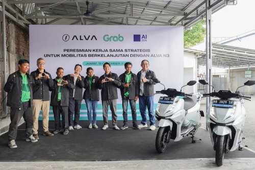 Citroën, Grab Yogyakarta Pakai 250 Unit Motor Listrik Alva N3